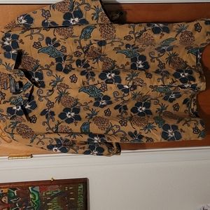 Bruno sueded XL Men's button shirt.